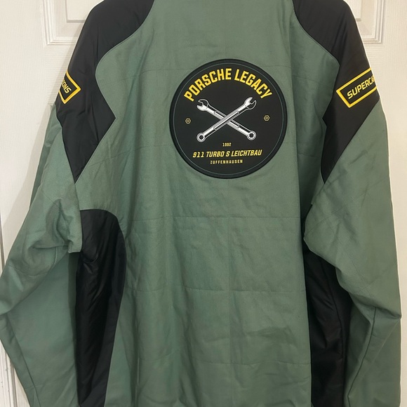 New men’s puma jacket 2XL Green $180 - Picture 7 of 7